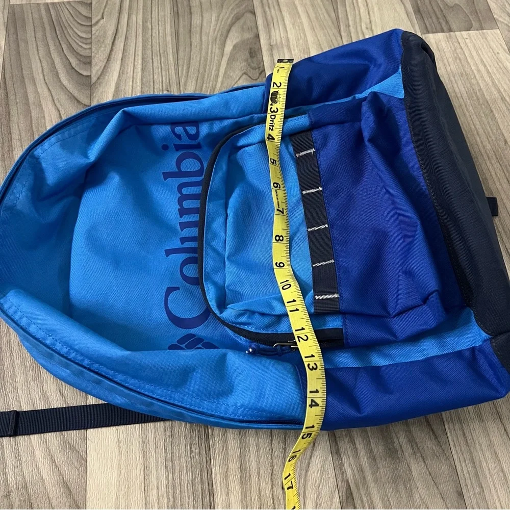 Columbia Blue Unisex Zigzag Bag Backpack School Bag